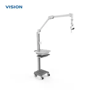 VISION|RF-USA远程会诊摄像头电脑推车 厂家发货支持ODM/OEM定制