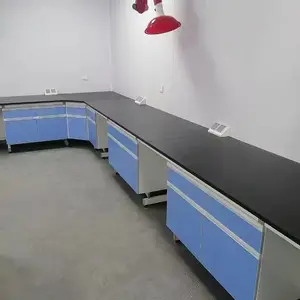 潍坊实验边台工厂异形靠墙空间非标定制实验室家具操作台