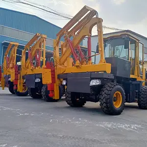 山东公路护栏打桩机厂家 小型护栏打抜一体机 波形护栏压桩机