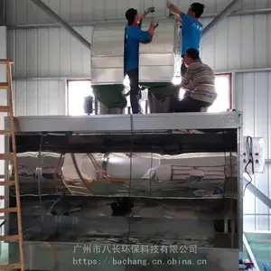 供应广州佛山喷漆水帘柜水帘机喷漆台水洗喷漆室水濂喷漆房图厂家报价