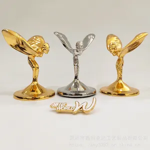 电动老爷车小金人车标定制,电动观光车车标定制厂家