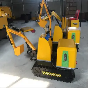 人和机械 公园360度儿童挖机 挖土挖沙履带小挖机 小型游乐场挖机