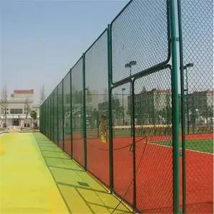 DC-582笼式足球场围网 包塑勾花套管式 可调整结构