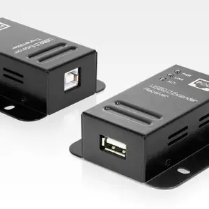 登昌恒C461 Cat.5 USB2.0延伸器50米USB2.0转网络RJ45延长MAC POE供电