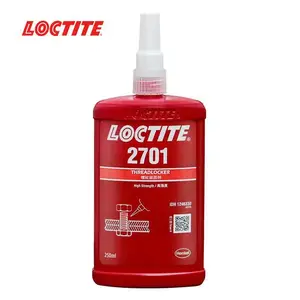 汉高乐泰LOCTITE2701螺纹锁固胶防松动耐振动避免渗漏胶水 耐油溶剂 250ML