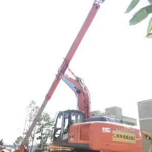 日立240挖掘机伸缩臂-伸缩臂挖井-日立伸缩臂