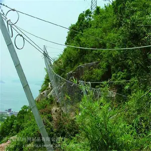 被动防护网 斜坡拦石网 山体滑坡危岩落石防护网3.3