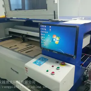 TPU水凝膜半断无痕激光切割机/手机后盖PET膜片激光切割机/汉越激光机