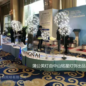 夏桐工厂专业定制led发光蒲公英灯户外防水景观氛围光纤芦苇灯花园装饰草坪插地灯