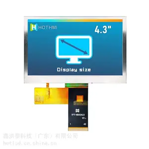 4.3寸TFT彩屏工业触摸屏MCU/SPI接口480x272分辨率