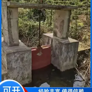 河道防洪有一套:启闭机协同闸门、拍门,铸就稳固止水堡垒