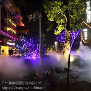 别墅园林高压喷雾造景设备 人造雾机雾森喷雾系统