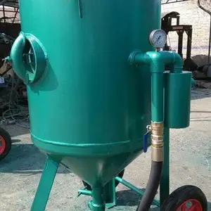 600移动式气动大砂阀开放式喷砂机
