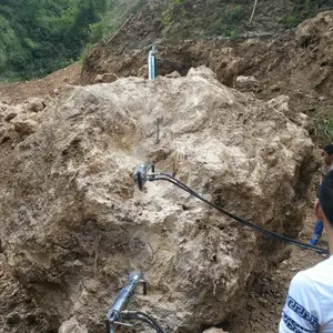 大型岩石破石用液压劈裂机设备