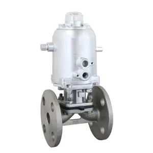 日本NDV PO1400N堰式隔膜阀气动ON-OFF阀耐腐蚀耐药品DN15-150
