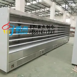 定做不锈钢喷雾展示柜串串火锅菜品冷藏保鲜柜