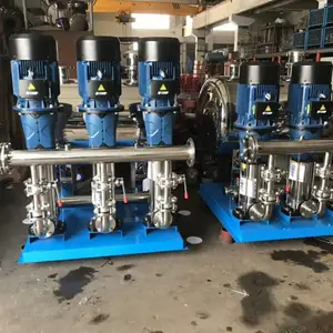 变频增压供水设备变频成套供水设备无负压二次供水设备不锈钢材质众度供