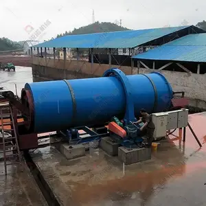 大型圆筒洗矿机 滚筒式岩石砂土擦洗机设备江西厂家