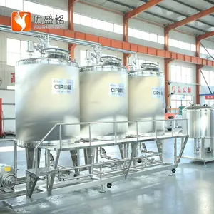 CIP清洗系统酸碱配置 CIP在线清洗系统组成 CIP在线清洗系统PLC控制
