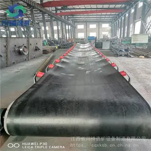 矿用石料砂子皮带输送机 工业流水线传送机 移动式皮带输送机