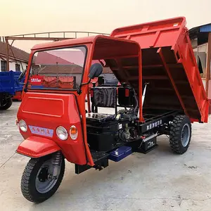 半封闭驾驶室三轮车 柴油18马力农用三轮车 工程三轮车