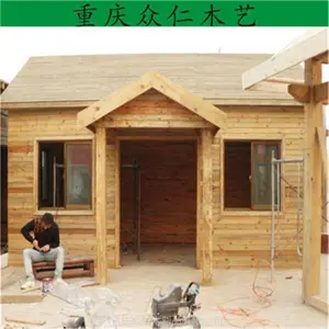景区实木景观木屋 公园碳化木休闲木房子 众仁木艺
