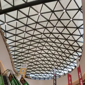 799元做中庭玻璃罩棚,异形空间玻璃采光顶,大跨度天井采玻璃屋面