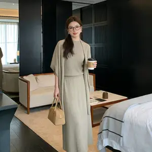 绘扮套装韩式慵懒风气质时尚女装冬季货源撤柜女装 石井尾货女装