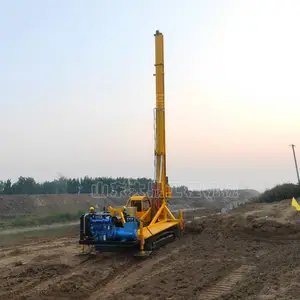 抗浮锚杆打桩机 楼房建造地基打桩机 全液压长螺旋打桩机价格