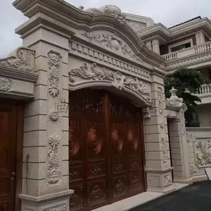 石雕地雕青石浮雕中式庭院外墙挂壁画龙吐水******