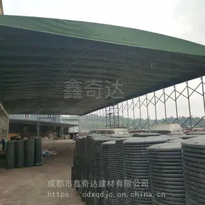 成都市定做推拉雨棚 户外停车棚