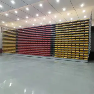 自动伸缩看台长条凳座椅活动看台座椅浙江宁波