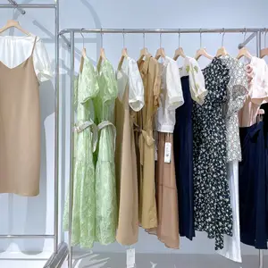 品牌女装柏芙澜夏季汉派女装折扣库存服装尾货货源