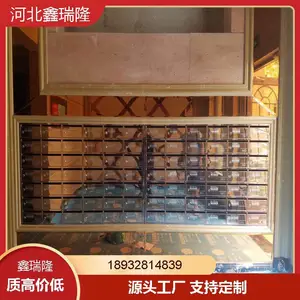 厂家定制不锈钢信报箱小区别墅落地式智能信箱邮箱室外储物柜防雨