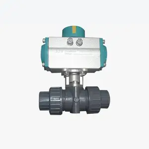 气动PVDF热熔承插球阀 塑料快接阀门手动球阀