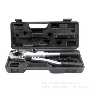 �����ֶ�Һѹǯ�����ҡ�б���ߣ�ѹ��ǯ�Ӵ�������ѹ��ǯ