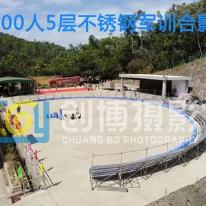 深圳500人单位集体合影、企业年会合影摄影、酒店会议拍摄,17组合影阶梯出租
