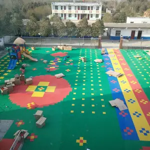 三明校园塑胶地面改造翻新_幼儿园操场悬浮地板包工包料_提供三明幼儿园施工