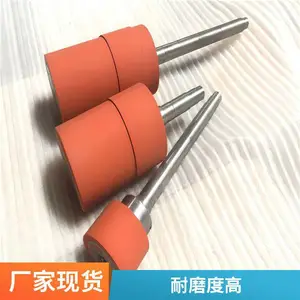 外加热胶轮日韩工艺 稳定性好热溶涂胶辘耐高温 耐磨包胶加工