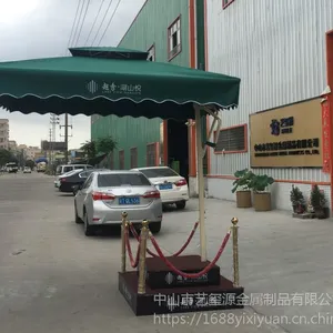 艺玺源直销站岗台 不锈钢岗台 单双层可配移动轮子现货