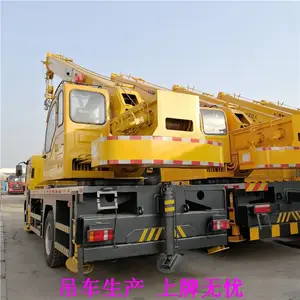 福田汽车吊价格 带下车空调 12吨吊车5节臂 吊车厂家