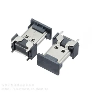 TYPE C 24Pĸ�� ˫����Ƭֱ��ʽSMT 15.0�߶� �Ӹ߿�һ�����