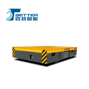 20 吨侧翻卸料电动平车 建材砂石厂区*** 液压一键自动卸料省力