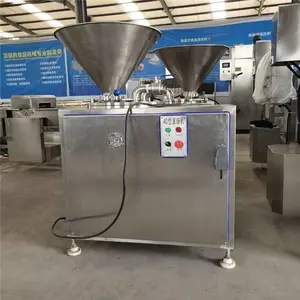 亲亲肠灌装机 香肠加工全套设备 多功能灌肠机 景翔机械