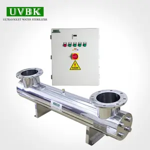 360W30吨/小时管道式泳池水处理消毒紫外线杀菌器循环水处理设备