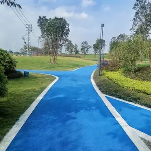 关于彩色沥青改色路面,您又了解多少?地石丽沥青改色地坪施工