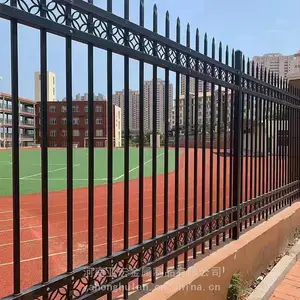 锌钢护栏铁栏杆方管栅栏小区围墙围栏厂区围墙护栏铁艺防护栏亚宏