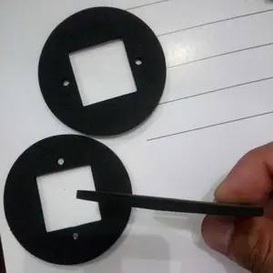 无锡EPDM缓冲泡棉框 环保高弹橡塑泡棉 自粘CR黑色泡棉垫