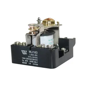 JQX62单稳态DC12V大功率电磁继电器100A常开常闭AC220V直流继电器