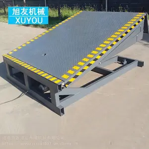 济南旭友固定登车桥电动液压装卸台登车桥平台集装箱装卸货平台液压登车桥
